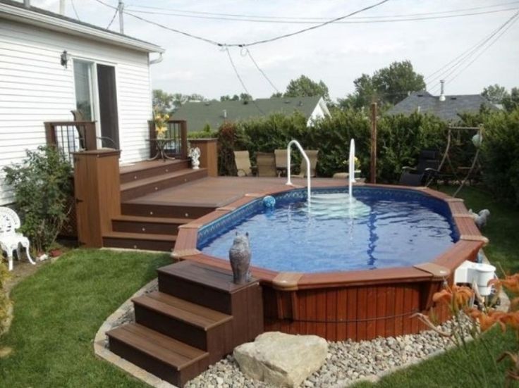 Above Ground Pool Landscaping Ideas On A Budget Deck Plans Swimming Decks Small Above Ground Pool Landscaping Ideas On, Small Above Ground Pools For Backyard