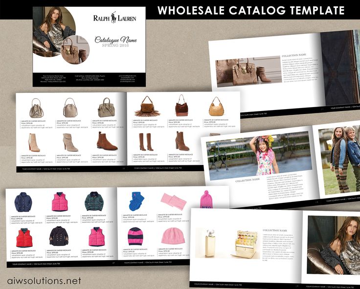 product catalog templates