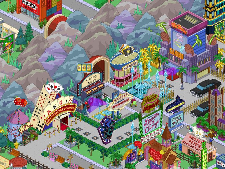 Casino Expansion 3 The Simpsons Game Springfield Simpsons The Simpsons