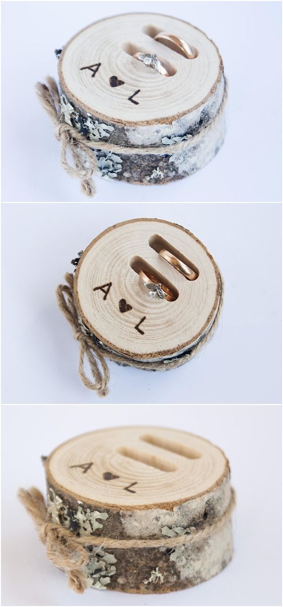 Rustikale Ringkissen Trager Hochzeit Holz Scheibe Rustikale Ring Box Birke Hochzeitsdekoration Holz Hochz Birke Hochzeit Eheringschachtel Hochzeit Rustikal