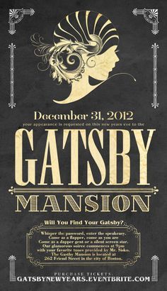 18 best dbyc nye theme flyer ideas images on pinterest nye gatsby flyer