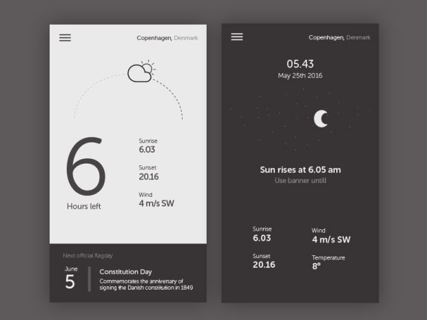 app ui design