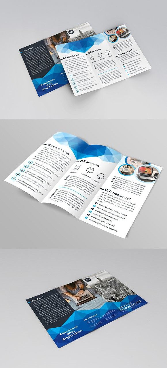 Multi Tri Fold Brochure Templates Pinterest Multi Tri Fold Brochure