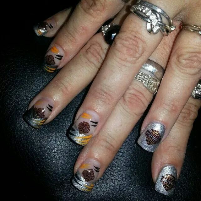 14 Best Motorcycle Nail Art Images On Pinterest Harley Davidson http://www.nailapparel.net My Harley Davidson decals came in and - 14 Best Motorcycle Nail Art Images On Pinterest Harley Davidson