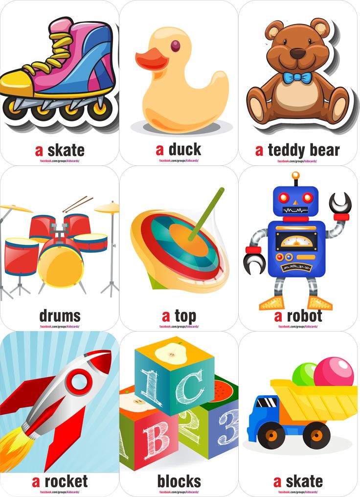toys 2 flash cards kids english flashcards for vocabulary