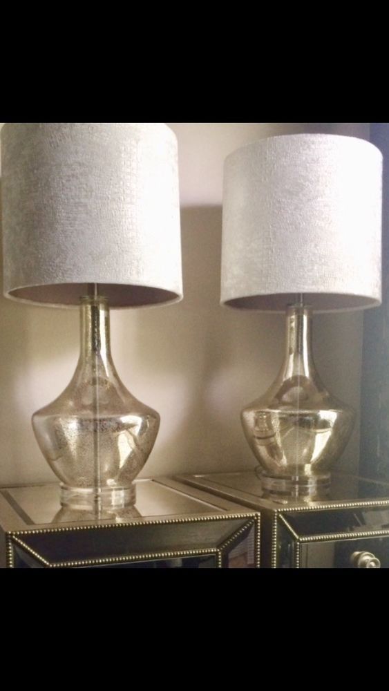 Set Of 2 Mirrored Table Lamps W Suede Shades 100 00 End Date Set Of 2 Mirrored Table Lamps W Suede Shades 100 00 End Date Wednesday Nov 21 2018 17 30 38 Pst It Now For Only