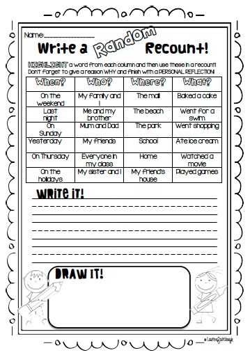 a writing activity for students to practice their handwriting and spelling skills on the same page