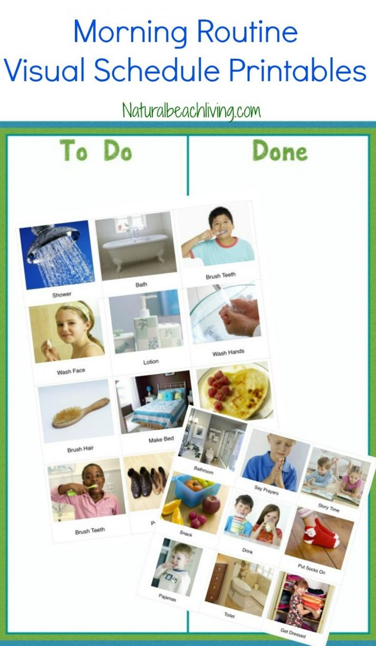 Free Printable Picture Schedule Cards, Daily Visual Schedule, Visual Free Printable Picture Schedule Cards, Daily Visual Schedule, Visual