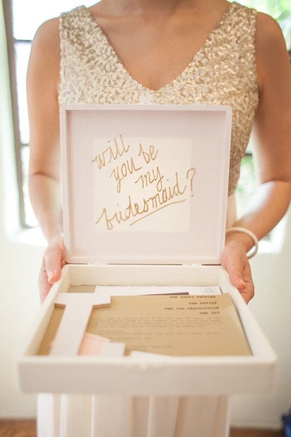 28 Best Bridesmaid Box Images On Pinterest Weddings Bridesmaids Pretty Perfect Will You Be My Bridesmaid Ideas