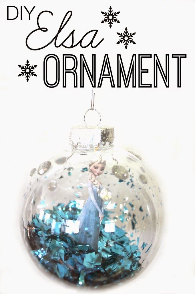 DIY Frozen Christmas Ornament. Easy And Cute Project! DIY Frozen Christmas Ornament. Easy and cute project! |