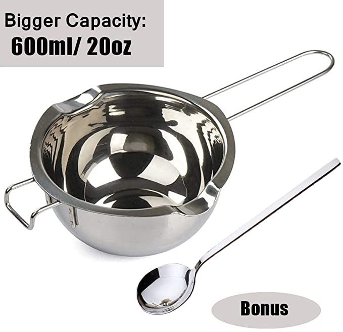 Baosity Stainless Steel 250mm Long Handled Mixing Spoons for Scoop Candle Wax Melting Wax Soap Base Stirring Spoons