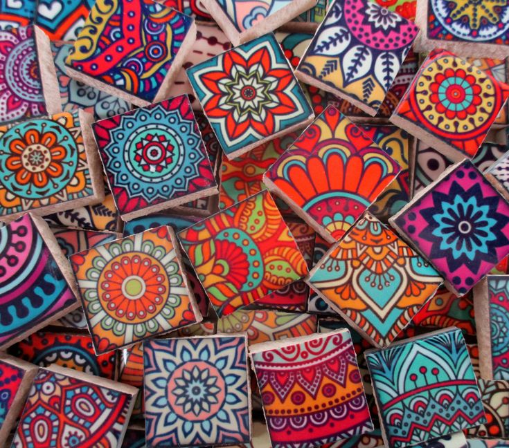 Best 25 Mosaic Art Ideas On Pinterest Mosaics And Ceramic Mosaic Tiles Moroccan Boho Tile Medallions 60 Pieces Bright Colors For