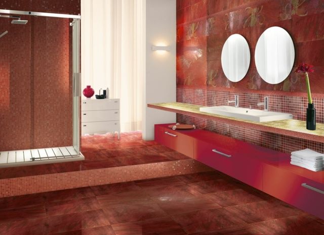 35 best Salle de bain images on Pinterest Bathroom, Half bathrooms - faience rouge salle de bain 35 best Salle de bain images on Pinterest Bathroom, Half bathrooms - faience rouge salle de bain