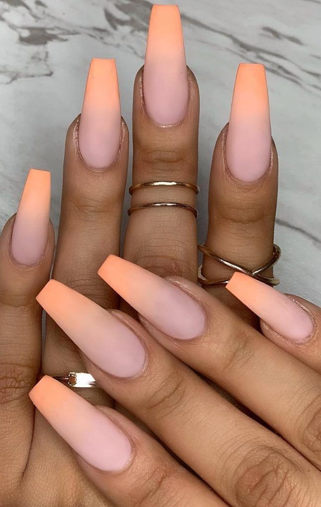 34 Stylish Manicure Ideas for Ombre Nails Designs , Fashion
