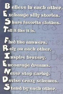 acrostic poem on bff