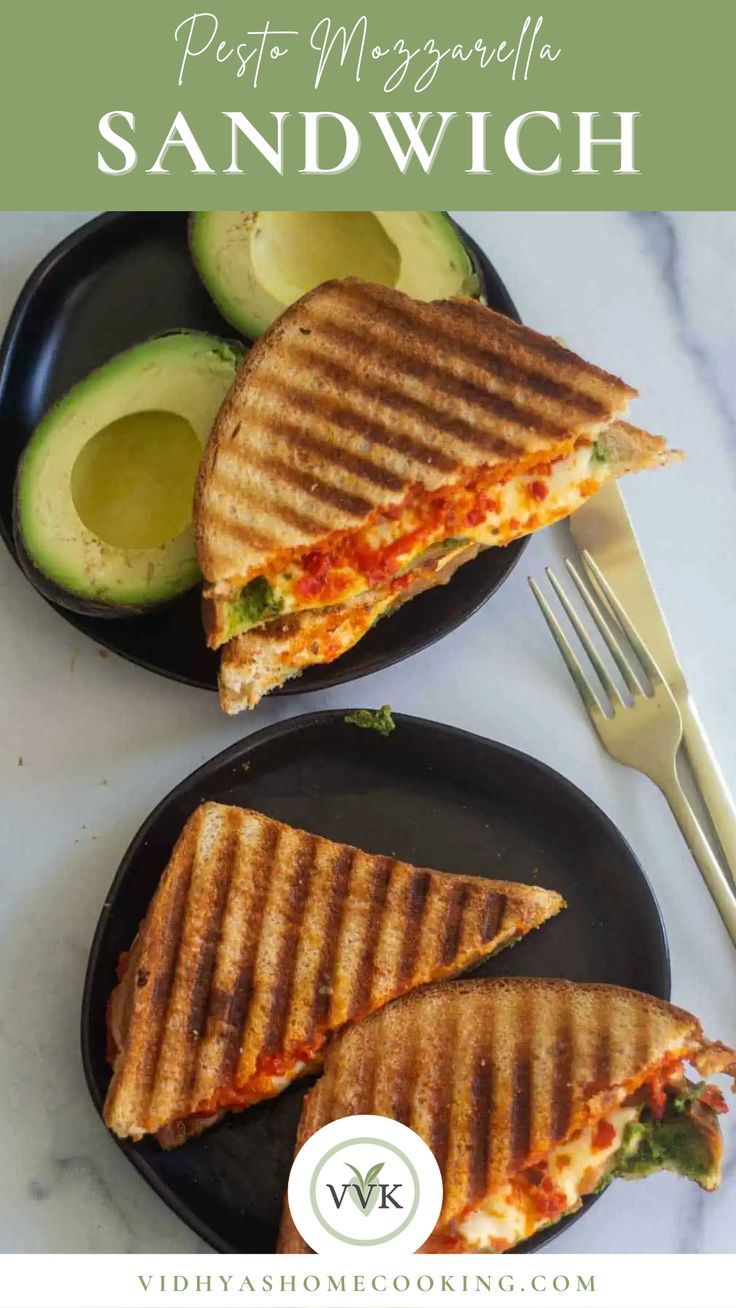 Pesto Mozzarella Sandwich
