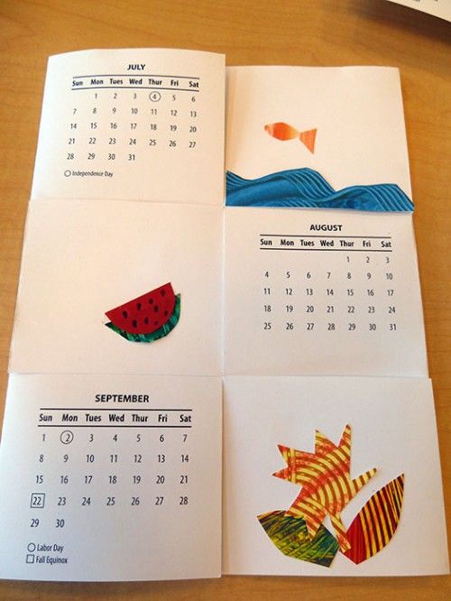 making a school calendar