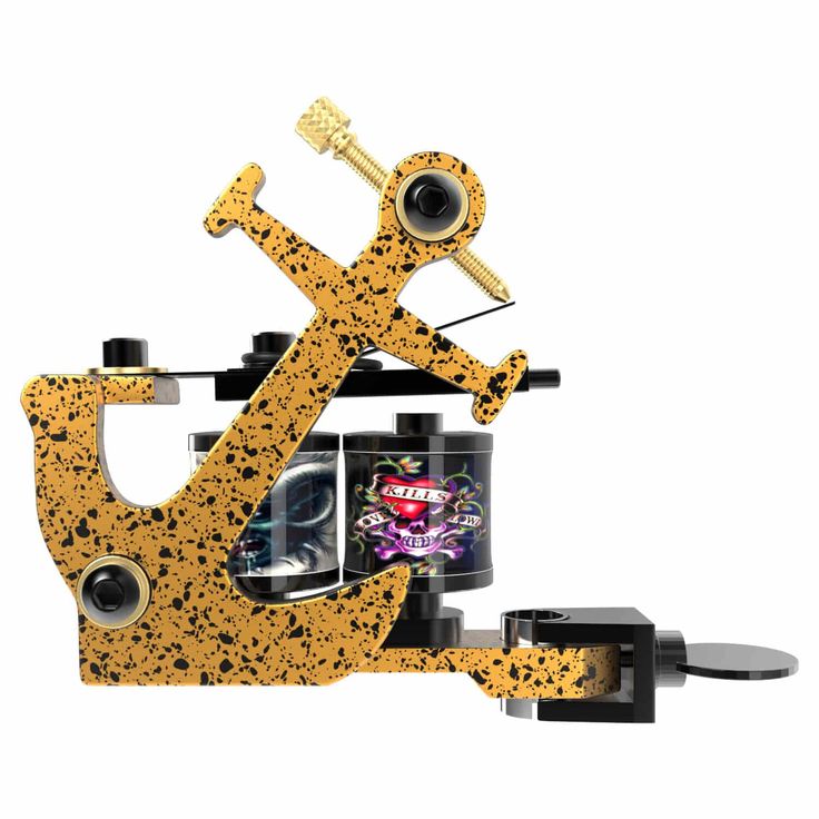 Gold Tattoo Machines for Beginners S1-4 | Tattoo machine, Coil tattoo