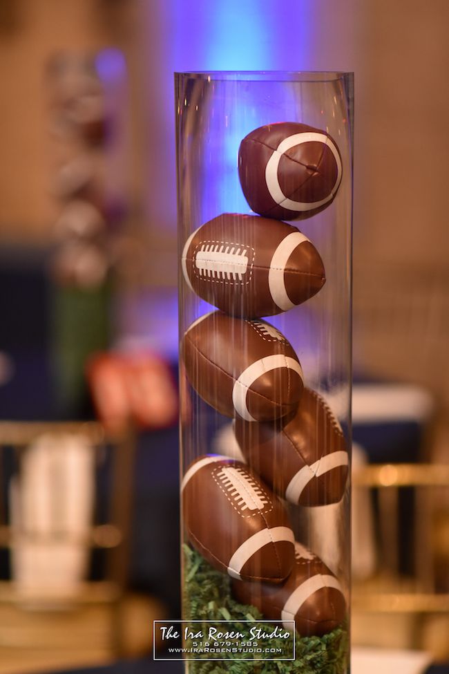 Football Themed Centerpiece For Sports Party Fe3cf404e9cb28c3a70b65ca22d652c9