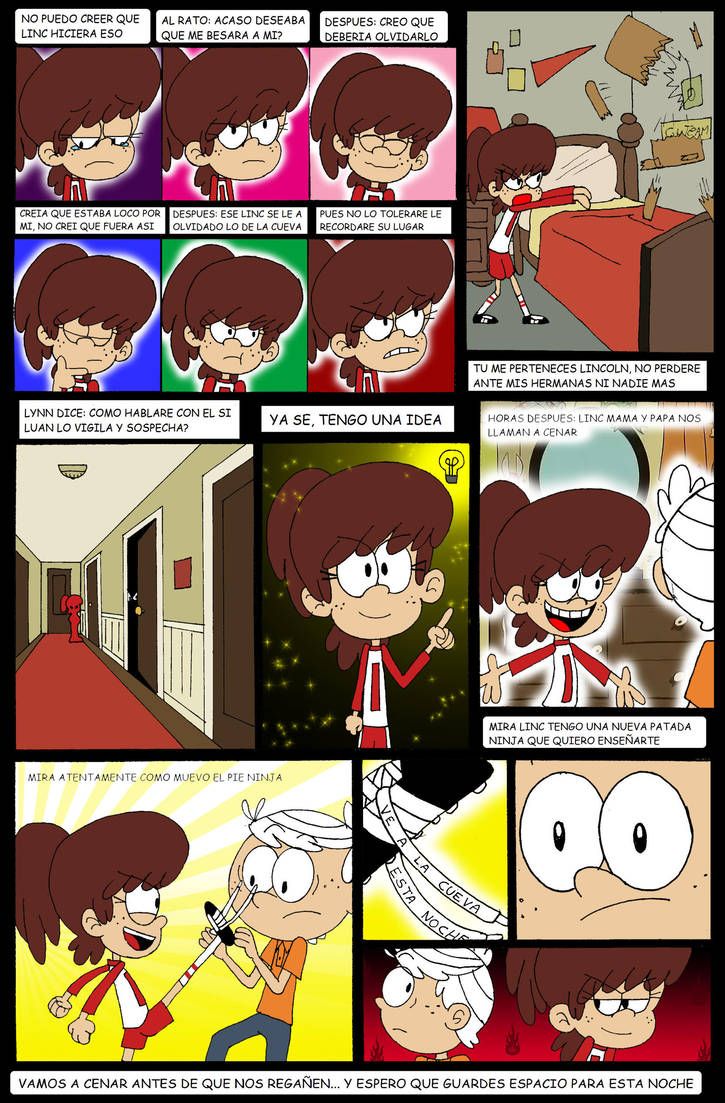 The Loud House Cueva Del Caos Comic Pag 13 By Ferozyraptor Loud House Characters Lynn Loud Anime
