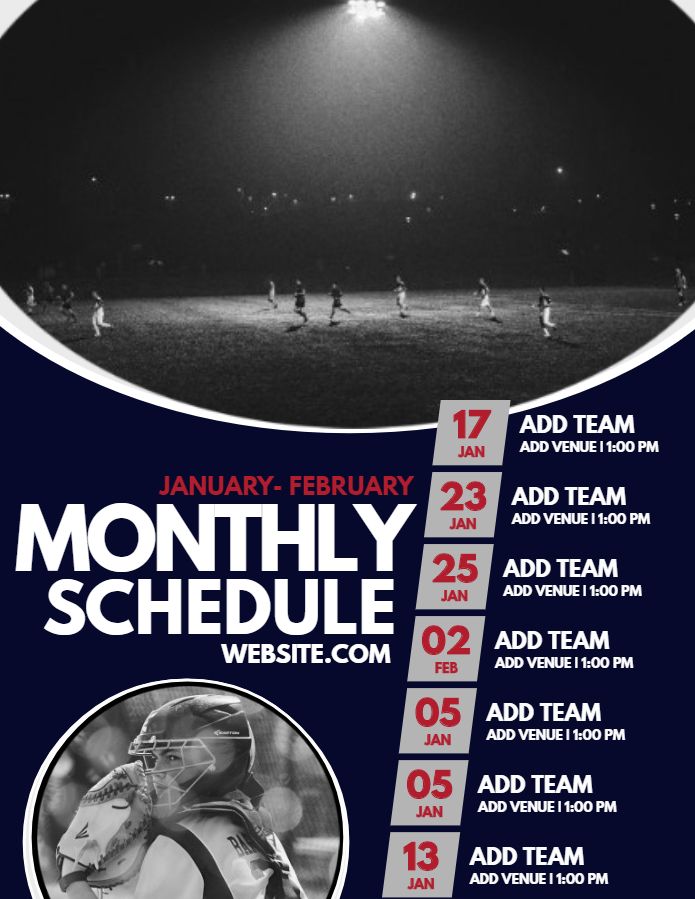 sports team schedule maker