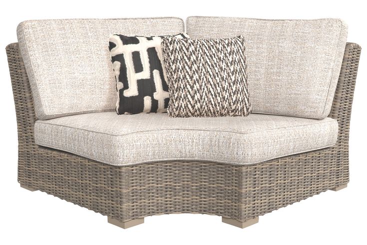 Beachcroft 4 Piece Outdoor Seating Set Ashley Furniture Home Wicker Patio Chairs Wood Ashley Furniture Home, Ashley Furniture Outdoor Seating