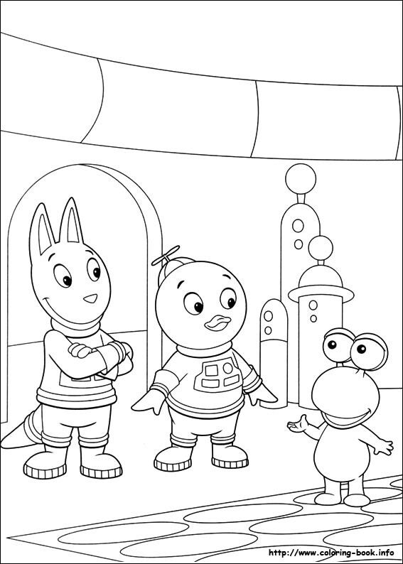 Pin by FunCraft DIY on COLORING PAGES BACKYARDIGANS Coloring pages