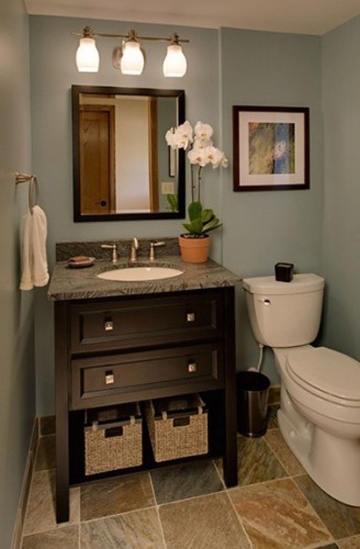 Half Bath Ideas Half Bathroom Color Designs Bathroom Design Simple Bathroom Bathroom Color Bathroom Decor