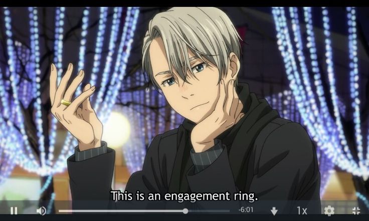 Engagment ring Victor Victuri | Yuri on ice, Yuri, Anime