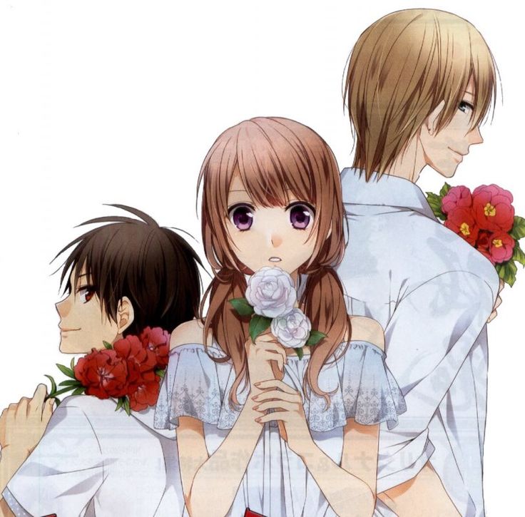 Anime love story comics