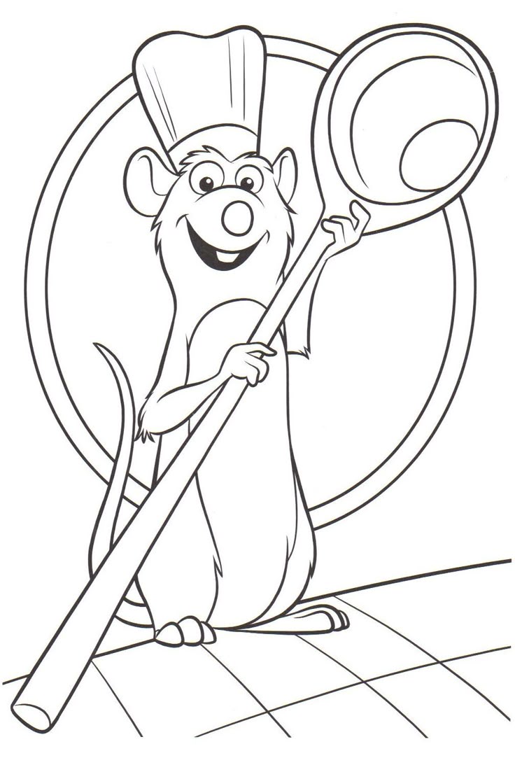 Uncategorized Ratatouille Coloring Pages 37 best disney ratatouille coloring pages images on pictures