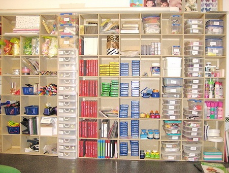 A Wall Of Squares For Your Craft Room Organization Shown By Arts A Wall Of Squares For Your Craft Room Organization Shown By Arts And Crafts Sroom Designs Awesome Stuff Idea S Pinterest Storage