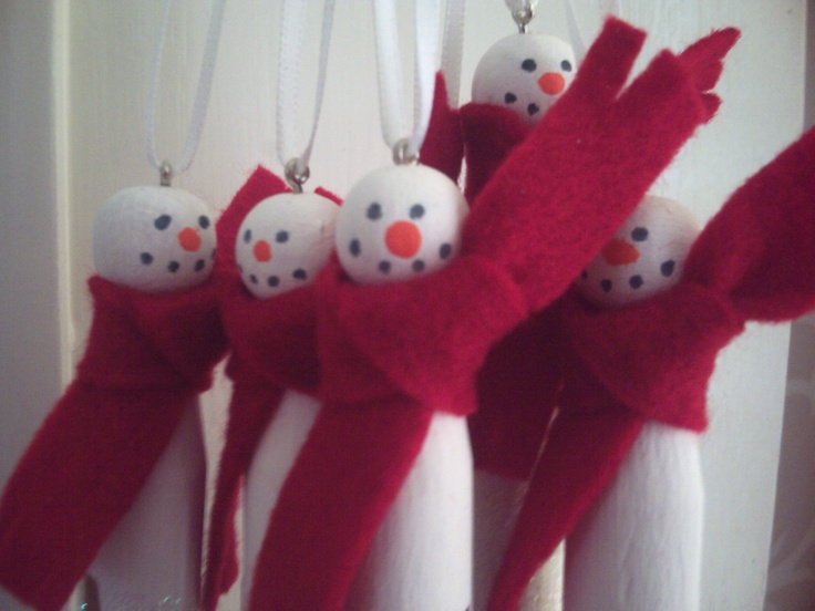snowmen dolly peg tree decorations hearty hame on snowmen dolly peg tree decorations hearty hame on