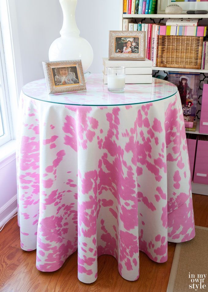 How To Make A Round Tablecloth Diy Table Cloth How To Make A Round Tablecloth, Round Accent Table Cloth