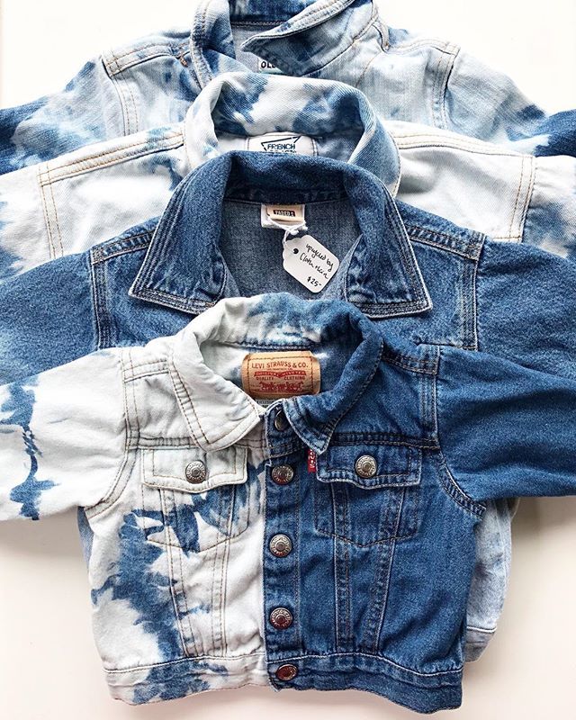 Tie dye Distressed denim jacket girls jean jacket tie dye jean jacket baby Distressed jean jacket toddler jean jacket girls jean jacket