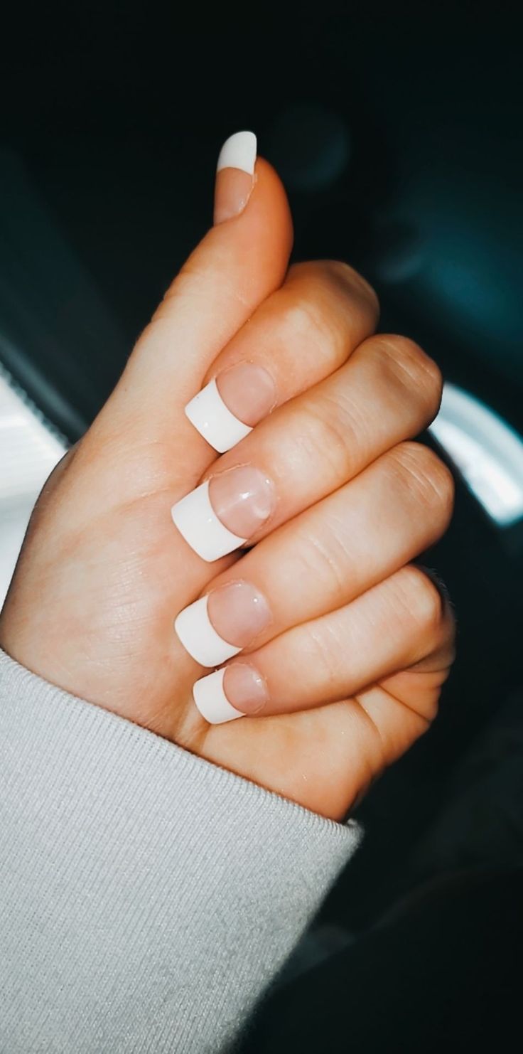 french tips prom nails Prom nails, Nails, Silver rings
