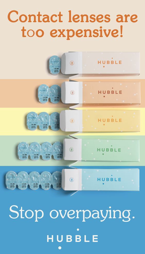 Hubble was started because contact lenses are too expensive. Our fresh, daily contacts are affordable and delivered straight to you!