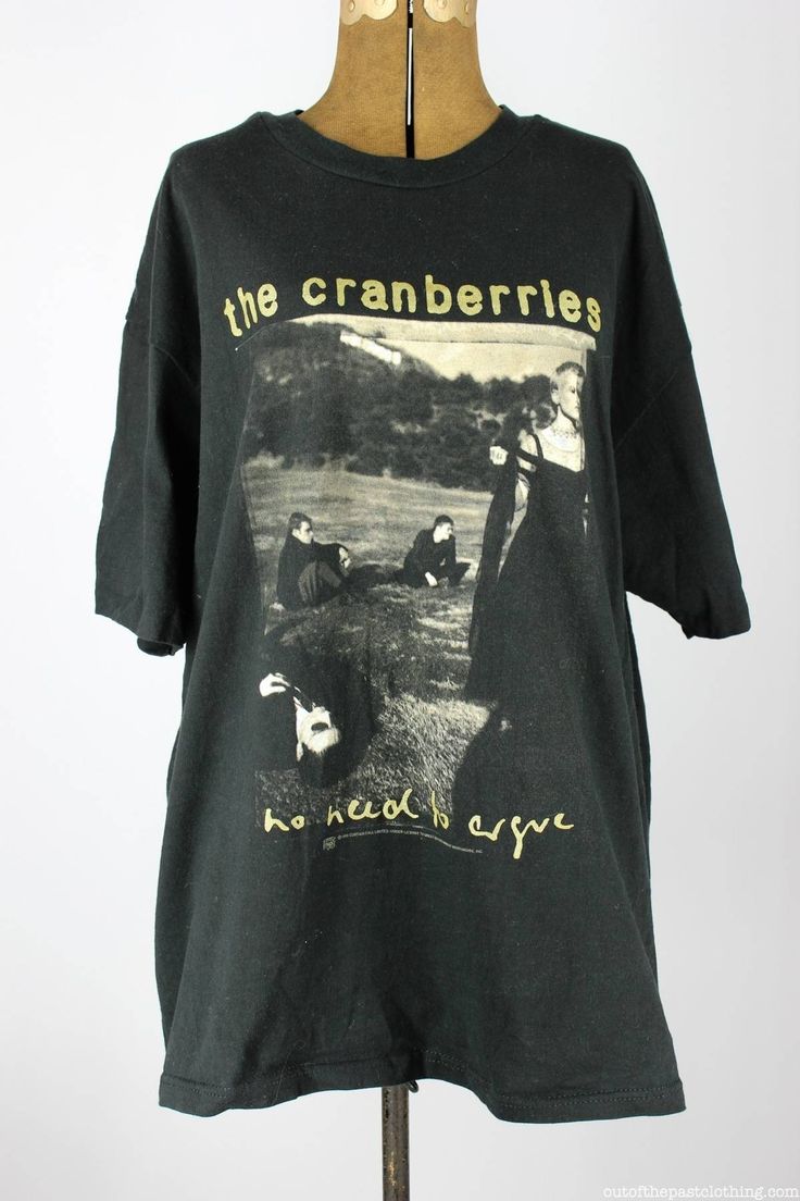 rare Vintage 1995 The Cranberries No Need to Argue World Tour T-shirt reprint////