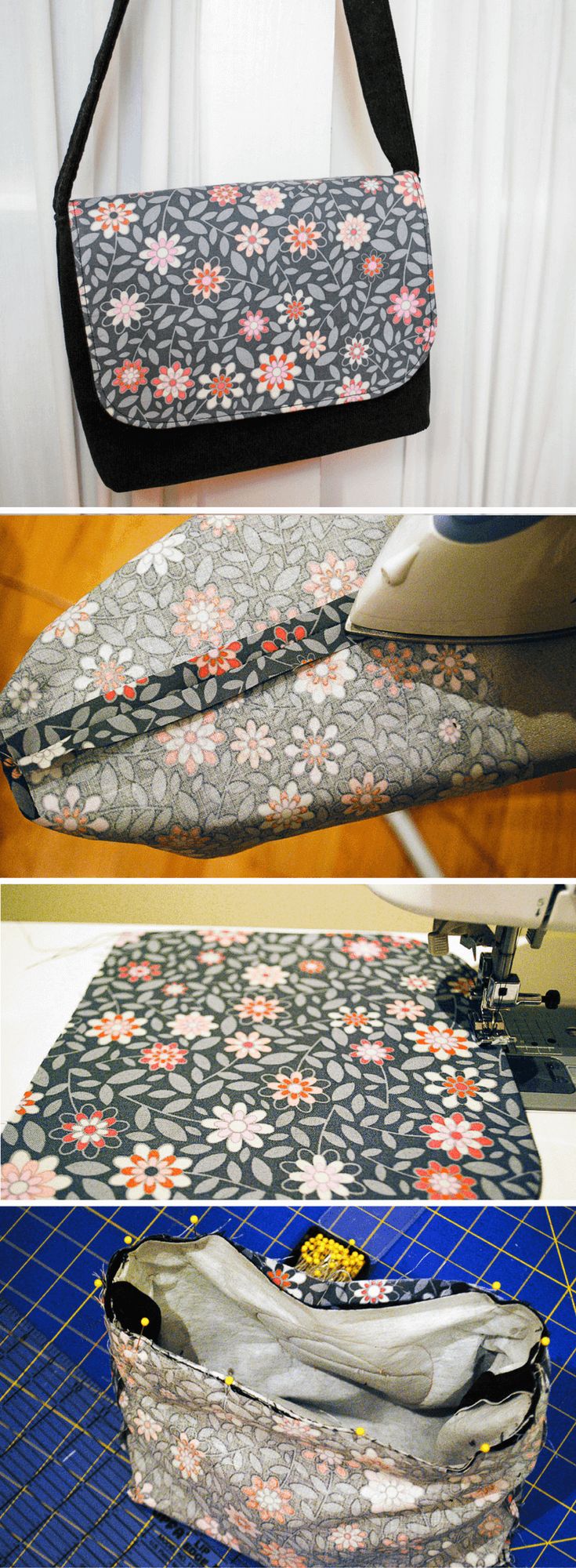 Free sewing pattern for a kid-sized messenger bag. It’s an easy DIY sewing p… Free sewing pattern for a kid-sized messenger bag. It’s an easy DIY sewing p…