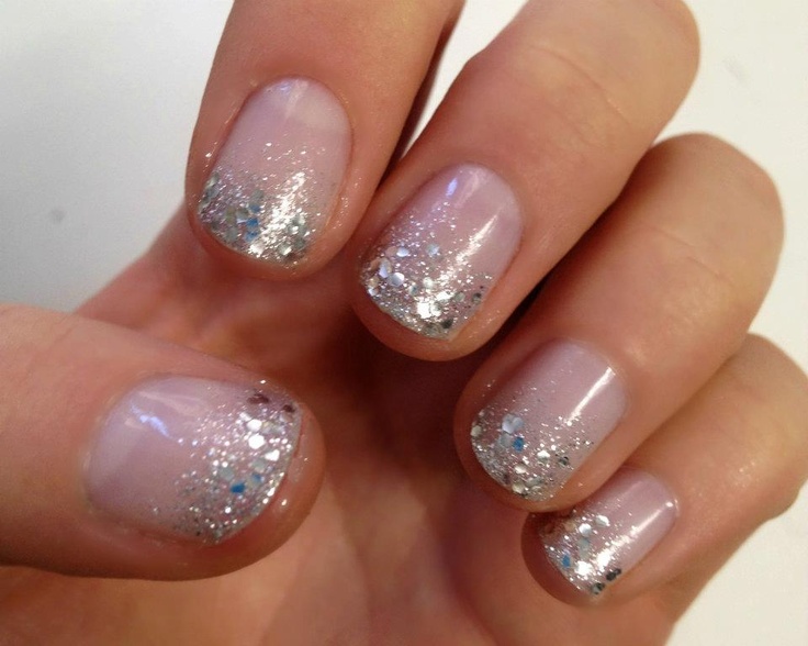 Best 25 Nails With Glitter Tips Ideas On Pinterest Beauty Nails With Glitter Tips