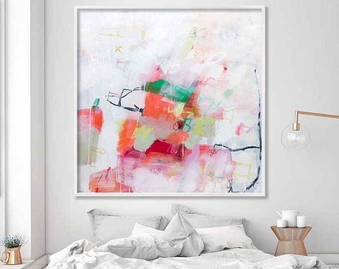 Impresión De Arte Abstracto Lienzo Pintura Abstracta Grande Impresión De Arte Abstracto Lienzo