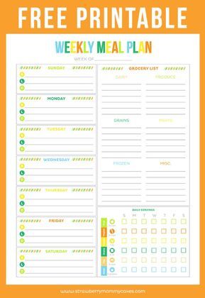 meal plan sheets 30