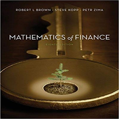 Mathematics of Finance, Eighth Edition