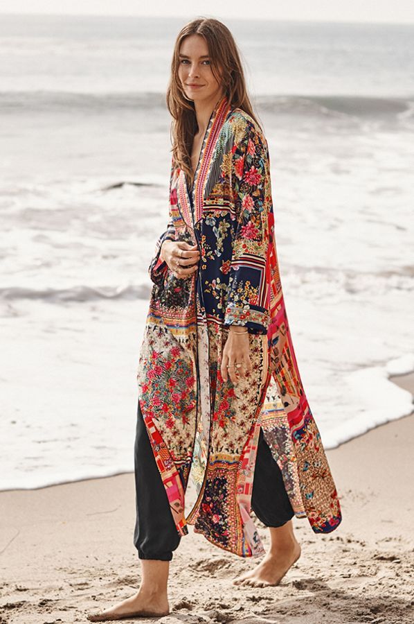 AMALFI KIMONO in 2021 | Womens kimono, Kimono, Special occasion outfits