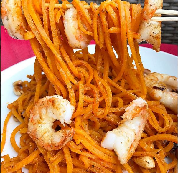 cooked spiral noodles cooked spiral noodles