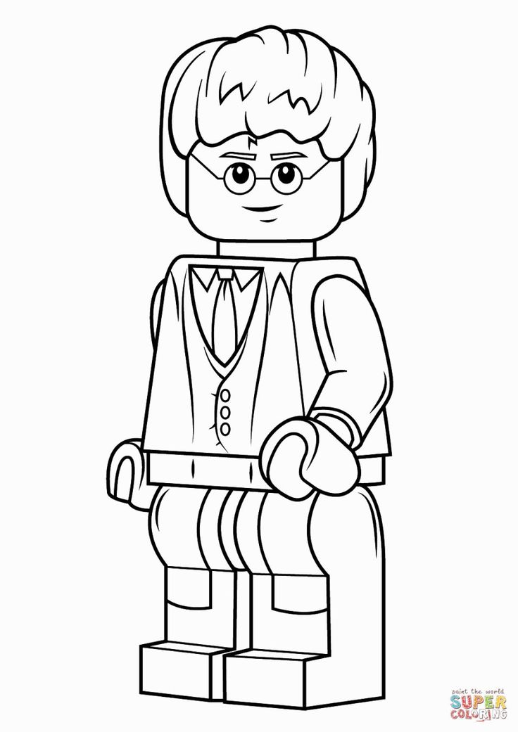 Lego Harry Potter Coloring Pages