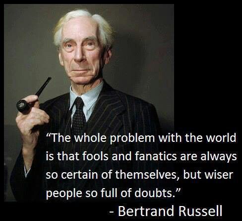 bertrand russell quote the true