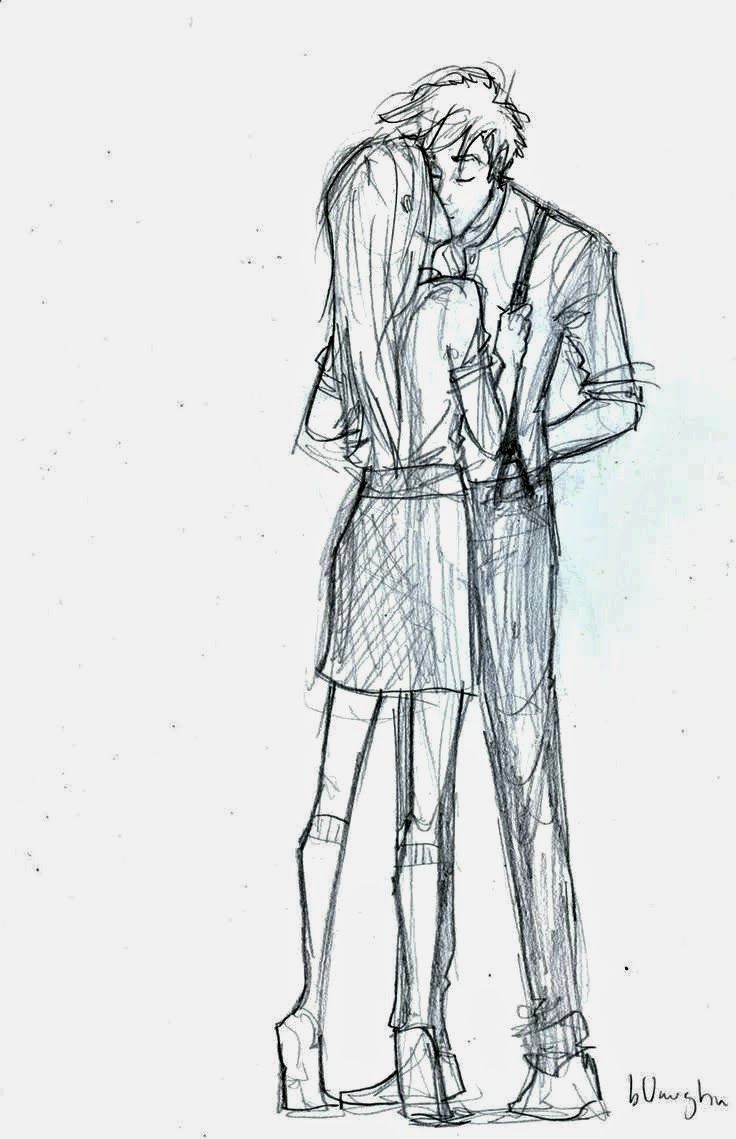 Kissing sketch of boy and girl by zizing blogspot com sketches of couples drawings sketches art