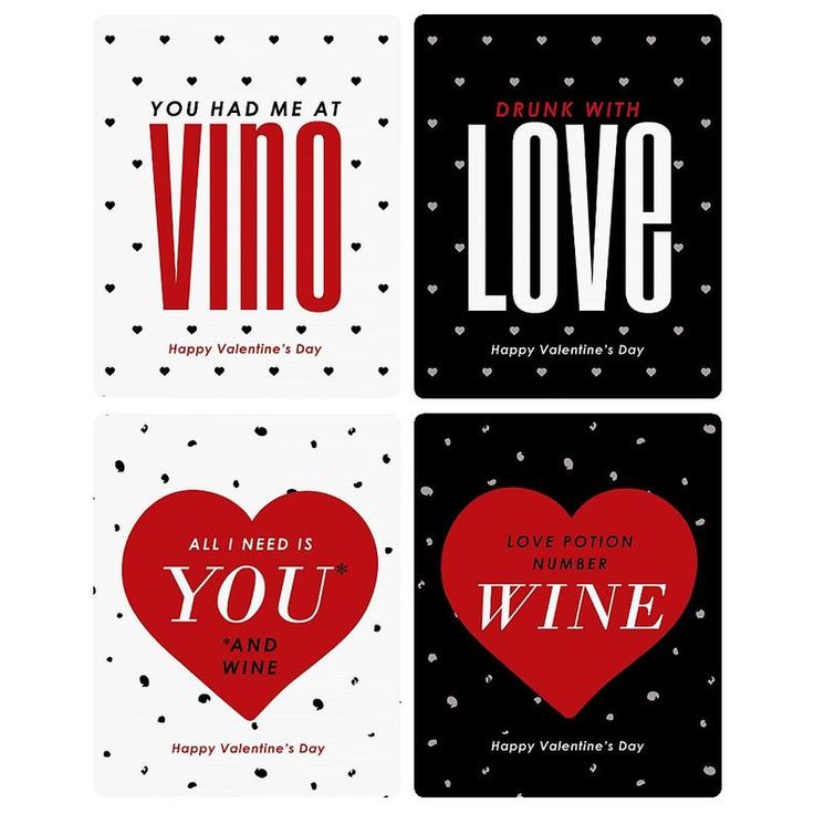 Valentine's Day Valentine's Day Decorations for | Etsy | Custom wine bottle labels, Printed wine ...