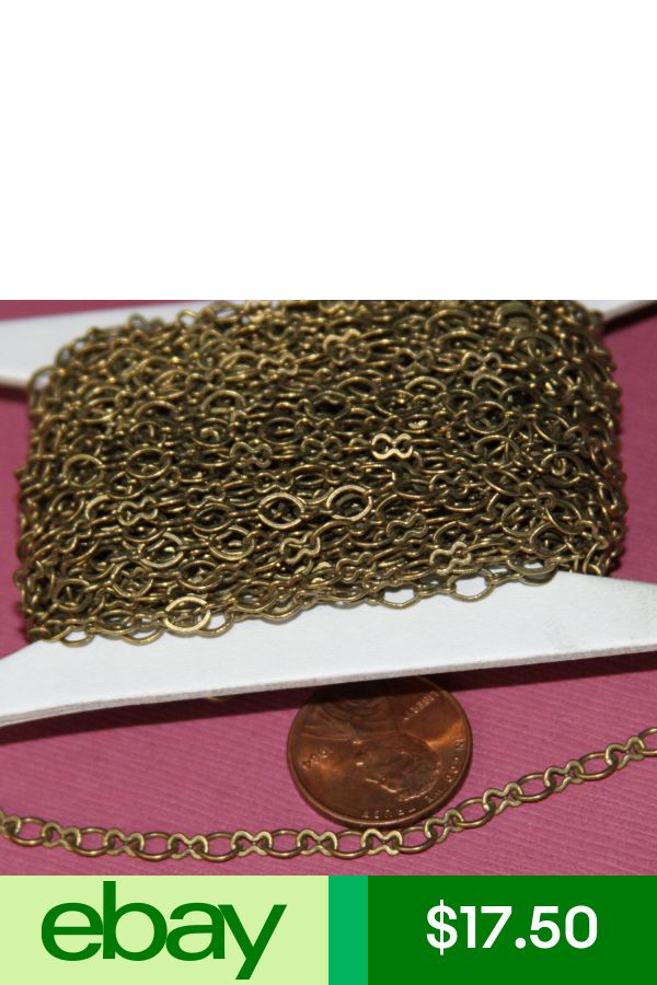 32ft Figure 8 Connector Chain Soldered Link 5x3.5mm